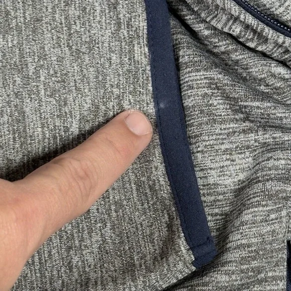 Denver Broncos Hoodie Jacket Men's XL Gray NFL Football Full Zip ***READ*** - Picture 4 of 9